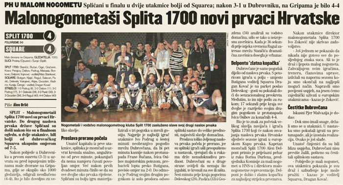 Novi prvaci Hrvatske
