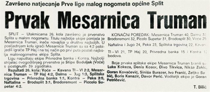 Prvak Mesarnica Truman